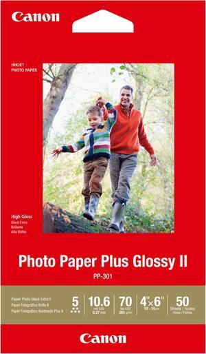 Canon Photo Paper Plus Glossy Ii, 4 X 6, Glossy White, 50/Pack 1432C005