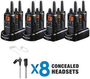 Midland LXT600BBX4 FRS Business Bundle - 36 Radio Channels - FRS - Silent Operation, Hands-free (8-Pack)