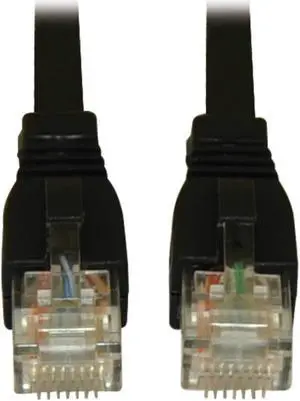TRIPP LITE N261-003-BK 3 ft. Cat 6A Black Augmented Cat6 (Cat6a) Snagless 10G Certified Patch Cable, (RJ45 M/M) - Black