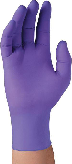 Kimberly-Clark Nitrile Gloves, Purple, 242 mm Length, Small, 6 mil, 1000/Carton 55081CT