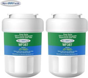 Aqua Fresh WF387 GE MWF Cartridge Replacement Fits GE GSL25JFXNLB, GSL25JFXJLB (2-Pack)