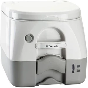 Dometic Sanitation 974 Portable Toilet 2.6 Gallon - Grey With Brackets Portable Toilet Dometic Sanitation 974 Portable Toilet 2.6 Gallon - Grey With Brackets Portable Toilet