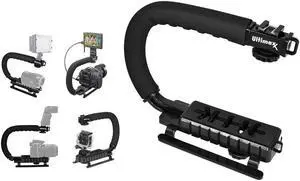 Ultimaxx Professional Video Action Stabilizing Handle Grip Handheld Stabilizer for DSLR Cameras and Camcorders