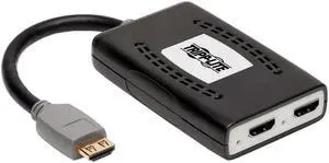 Tripp Lite 2Port HDMI Splitter HDMI 2.0 4K Multi-Resolution Support HDR HDCP 2.2