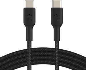 Belkin CAB004bt1MBK 3.3 ft. Black Boost Charge Braided USB-C to USB-C Cable