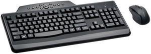 Kensington Technology K72408USA Kensington KB K72408USA ProFit Keyboard  and  Mouse Wireless Media Desktop Set RTL