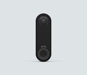 Arlo Essential Video Doorbell Wire-Free, Rechargeable Battery, 2K HD Video with HDR, 180-degree viewing angle, Built-in Siren