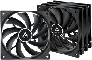ARCTIC F12 PWM PST (5 Pack) - 120 mm PWM PST Case Fan with PWM Sharing Technology (PST), quiet motor, Computer, Fan Speed: 230-1350 RPM - Black