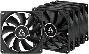 ARCTIC 92 mm F9 PWM PST Value Pack 5 Pack Black Model ACFAN00247A