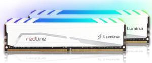 Mushkin - 16GB 2X8GB DDR4-4133 UDIMM PC4-33000 -4133MHz- 19-23-23-43 Redline Lumina White Model MLB4C413KOOP8GX2