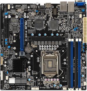 Intel® Xeon® E-2300 LGA 1200 Micro-ATX server motherboard with four DIMM and one M.2 slot, plus dual LAN, six SATA, one HDMI, two PCIe 4.0 slots, two USB 3.2 Gen 2, Platform Firmware Resilience (PFR)
