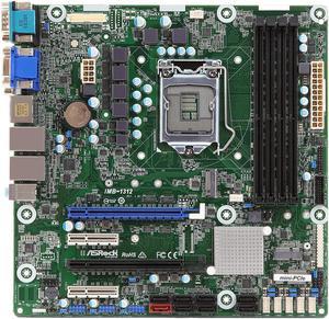 ASRock Motherboard IMB-1312 Core i7/i5/i3/Celeron S1151 64GB DDR4 PCIe Micro ATX