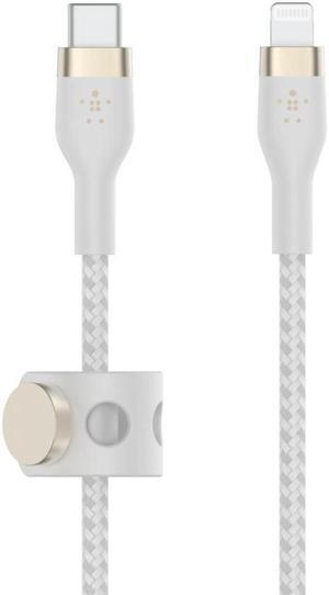 Belkin USB-C  CAA011BT2MWH Cable with Lightning Connector 2M, WHITE