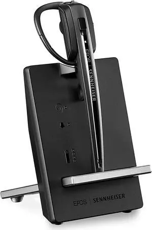 EPOS | Sennheiser Impact D 10 USB ML II (1000999) Wireless DECT Mono Ear Convertible Headset for Direct Connection to a PC/Softphone, Black