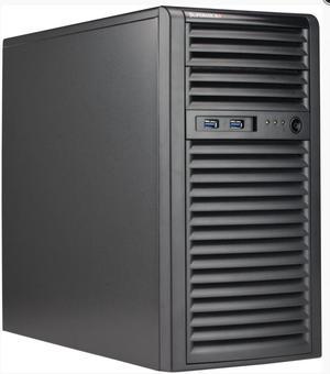 Supermicro Case CSE-731I-404B Mini-tower chassis 2x5.25" External HDD Drive Bays and 4x 3.5" Internal HDD Drive Bays 400W