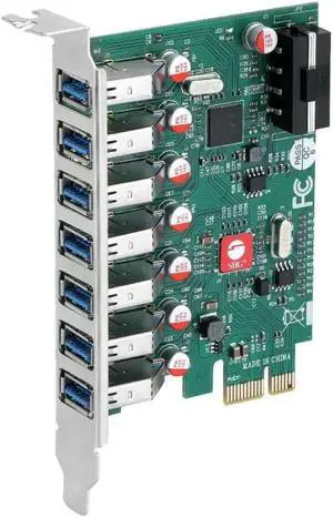 SIIG 7 Port USB 3.0 PCIe Host Card UASP Mode