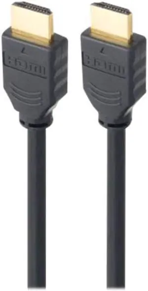 iMicro - High Speed - HDMI cable with Ethernet - HDMI male to HDMI male - 10 ft - black - solid conductors, 4K60Hz support