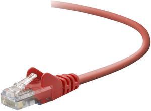 BELKIN INTERNATIONAL INC A3L791-03-RDS CABLE,CAT5E,UTP,RJ45M/M,3 ,GRY/RED,PATCH