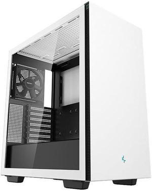 DeepCool CH510 WH Mid Tower Extended ATX (tempered glass) No Power Supply (ATX / PS/2) White  Model R-CH510-WHNNE1-G-1