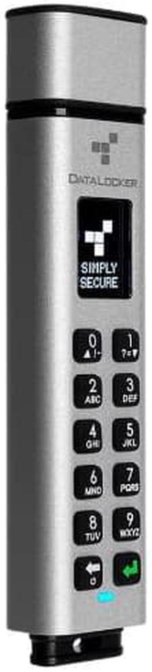 Data Locker SK350-128-FE K350 Encrypted Micro Ssd 128gb Ext Usb 3.1 Gen 1 Keypad Aes 256-bit
