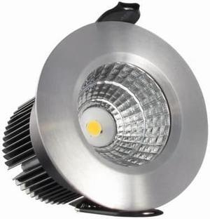 Integral LED Downlight 4.5W (20W) 3000K 250lm 48mm cut-out Warm White Brushed Aluminium Finish (ILDL048BR3.0N03KEC) 16-54-78