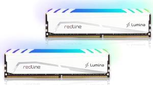 Mushkin 16GB (2X8GB) Redline® Lumina White PC4-32000 4000MHz DDR4-4000 UDIMM MLB4C400JNNM8GX2