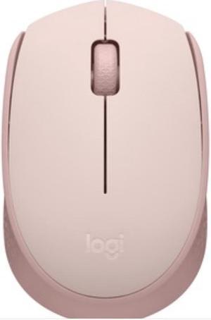 Logitech M170 Mouse - Optical - Wireless - Radio Frequency - 2.40 GHz - Rose - USB - Symmetrical 910-006862