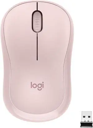 Logitech M220 SILENT Wireless Mouse 2.4 GHz with USB Receiver 1000 DPI Optical Tracking 18-Month Battery Ambidextrous Compatible with PC, Mac Laptop Off-white