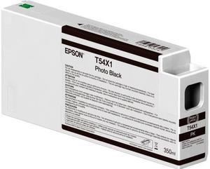 Epson UltraChrome HDX/HD Original Inkjet Ink Cartridge - Single Pack - Photo Black - 1 Pack - 350 mL modle T54X100