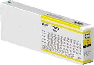 Epson ULTRACHROME HD YELLOW INK 700ML Model T55K400
