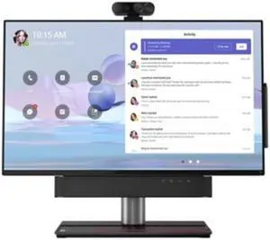 Lenovo ThinkSmart View Plus Video conferencing kit camera, compute system, Viewplus Stylus Pen with 3 Years Lenovo Premier Support + First Year Maintenance black