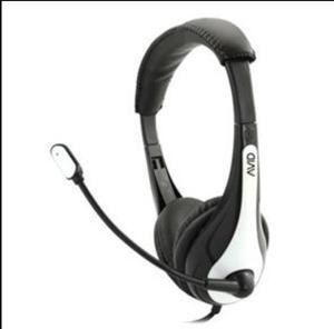 AVID Education AE-36 Headset with Noise Cancelling Microphone and 3.5mm Plug, White - 1EDU-AE36WH-ITE