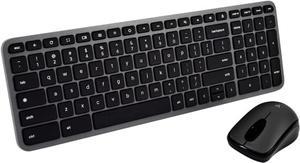 V7 Bluetooth Keyboard and Mouse Combo Chromebook Edition - Wireless Bluetooth 5.2 Keyboard - English (US) - Black - Wireless Bluetooth Mouse - Optical - 1000 dpi - 3 Button - Black - Menu Launcher, Sc