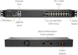 SonicWall Gen 7 NSa Series 2700 - Essential Edition - security appliance - with 3 years Essential Protection Service Suite - 10 GigE - 1U - SonicWall Promotional Tradeup - rack-mountable Model 03-SSC-