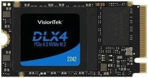 VisionTek 2 TB DLX4 Solid State Drive - M.2 2242 Internal - PCI Express NVMe [PCI Express NVMe 4.0 x4] Model 901704