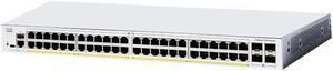 Cisco Catalyst C1200-48P-4X Ethernet Switch, 48 Ports - Manageable - 10 Gigabit Ethernet - 10/100/1000Base-T, 10GBase-X - 3 Layer Supported
