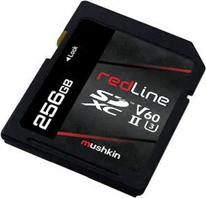 Mushkin Redline Media 256GB UHS-II v60 SD Card - MKNV60RL256GB Mushkin Redline Media 256GB UHS-II v60 SD Card - MKNV60RL256GB