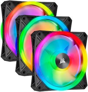 Corsair iCUE QL120 RGB 120mm PWM Triple Fan With Lighting Node CORE CO-9050098-WW
- 3 Pack