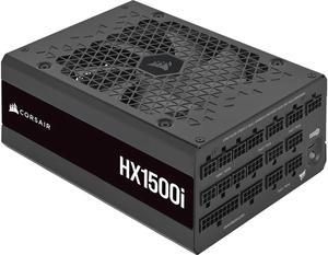 CORSAIR HX1500i Fully Modular Ultra-Low Noise ATX Power Supply - ATX 3.0 & PCIe 5.0 Compliant - Fluid Dynamic Bearing Fan - CORSAIR iCUE Software Compatible -80 PLUS Platinum Efficiency -CP-9020261-NA