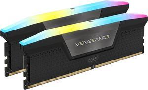 CORSAIR Vengeance RGB 64GB (2 x 32GB) 288-Pin PC RAM DDR5 6400Mhz PC5-51200 Desktop Memory Model CMH64GX5M2B6400C32