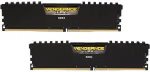 CORSAIR Vengeance LPX 16GB (2 x 8GB) 288-Pin PC RAM DDR4 2666 (PC4 21300) Desktop Memory Model CMK16GX4M2A2666C16
