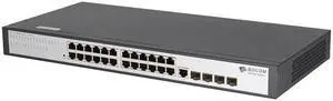 BDCOM S2500-C Series S2528-C - Switch - L3 Lite - managed - 24 x 10/100/1000 + 4 x 100/1000 SFP - rack-mountable