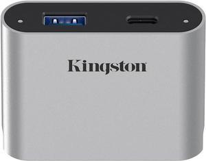 Kingston Workflow miniHub | USB 3.2 Gen 1 | USB-C & USB -A Support |  Model WFS-USB
