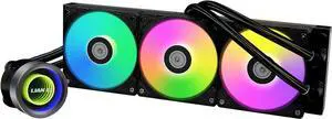 Lian Li GA II Trinity 360 AIO CPU Liquid Cooler 360mm Pre-installed ARGB daisy-chainable radiator fans or UNI FAN SL-INF fans For Intel LGA 1700, 1200, 115X, AMD AM5/AM4 Sockets
