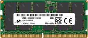 Crucial 16 GB (1 x 16GB) CL46 PC5-44800 DDR5 SDRAM Laptop Memory Model MTC10C1084S1TC56BD1R