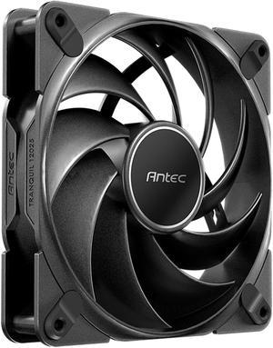 Antec Tranquil 120, 120mm x 25mm Case Fans, PWM Fans, 2000RPM, 59.23CFM, 2.46mmH2O, 4 Pin PWM Connector, 120mm Fan, Tranquil Series Single Pack TQ 120