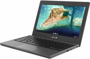 Asus Chromebook CR1 CR1100CKA-YZ142T 11.6" Touchscreen Rugged Chromebook - HD - Intel Celeron N5100 - 4 GB - 32 GB Flash Memory - Dark Gray