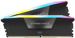 CORSAIR Vengeance RGB 32GB (2 x 16GB) 288-Pin PC RAM DDR5 5600 (PC5 44800) Desktop Memory Model CMH32GX5M2B5600Z40