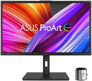 ASUS ProArt Display OLED PA27DCE-K Professional Monitor  27-inch (26.9-inch viewable), OLED, 4K UHD (3840 x 2160), 99% DCI-P3, HDR-10, HLG, E < 1, USB-C PD 80W