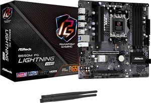 ASRock B650M PG Lightning WiFi AMD RYZEN 8000 and 7000 Series Socket AM5 DDR5 192 GB ATX 7200+(OC) HDMI Type-C SATA3 6.0 Gb/s 2.5G LAN